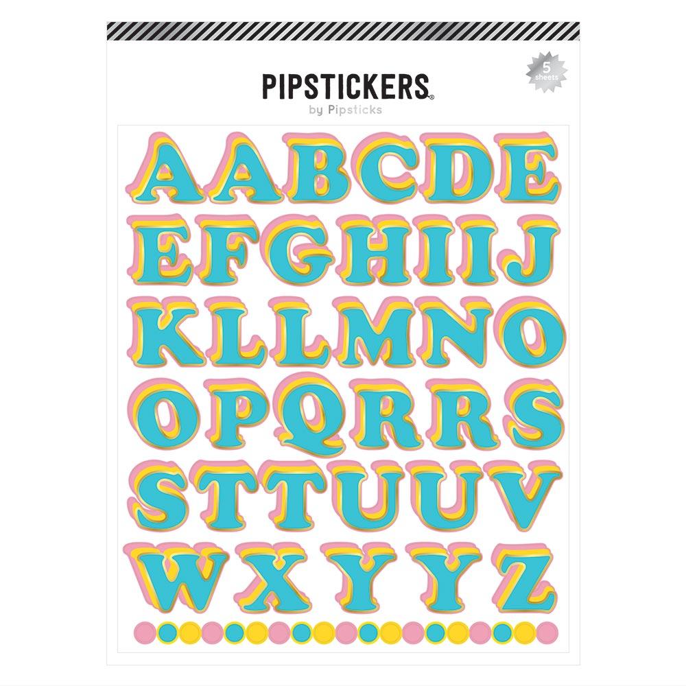 Pipsticks Creamy Dreamy Big Alphabet (5ct)